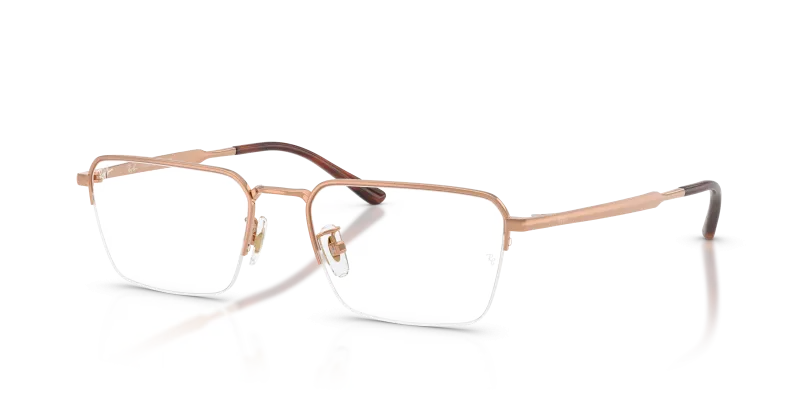 แว่นสายตา Rayban RX8785D-1245 มุมเฉียง สีทองแดง สำหรับผู้ชาย