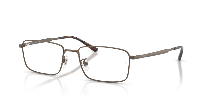 แว่นสายตา Rayban RX8786D-1020 มุมเฉียง สีน้ำตาล สำหรับผู้ชาย
