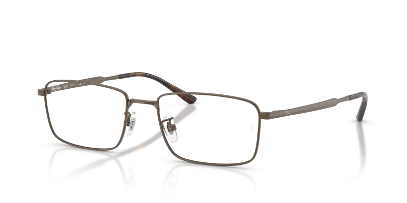แว่นสายตา Rayban RX8786D-1020 มุมเฉียง สีน้ำตาล สำหรับผู้ชาย