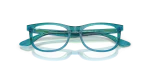 กรอบแว่นสายตา Rayban RY1642F-3996 Transparent Blue Green Rayban RY1642F-3996 3996 close-up ด้านหน้า