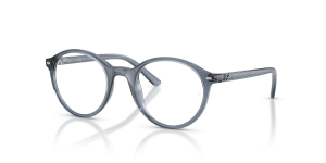 แว่นสายตา Rayban RY1730-7548 มุมเฉียง สีน้ำเงินโปร่งใส สำหรับเด็กทุกเพศ