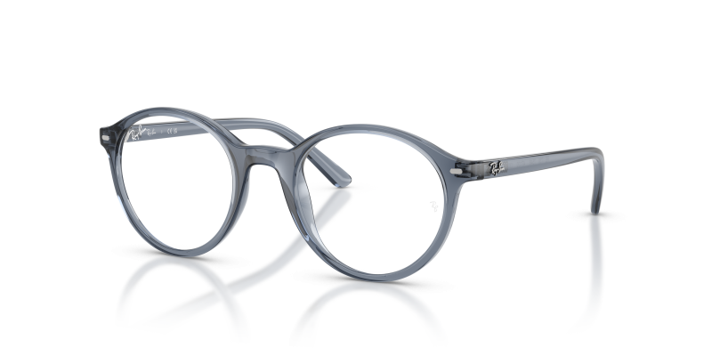 กรอบแว่นสายตา Rayban RY1730-7548 Transparent Blue แว่นสายตา Rayban RY1730-7548 มุมเฉียง สีน้ำเงินโปร่งใส สำหรับเด็กทุกเพศ