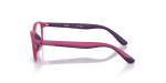 กรอบแว่นสายตา Rayban RY1906-3933 Fuchsia & Rubber Violet แว่นสายตา Rayban RY1906 3933 มุมข้าง ทรงสี่เหลี่ยมจัตุรัสสองโทนสี