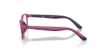 กรอบแว่นสายตา Rayban RY1906-3933 Fuchsia & Rubber Violet แว่นสายตา Rayban RY1906 3933 มุมข้าง ทรงสี่เหลี่ยมจัตุรัสสองโทนสี