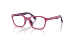 กรอบแว่นสายตา Rayban RY1906-3933 Fuchsia & Rubber Violet Rayban RY1906 3933 แว่นสายตาสีชมพูฟูเชีย สำหรับเด็ก