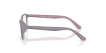 กรอบแว่นสายตา Rayban RY1906-7512 Purple & Rubber Pink แว่นสายตา Rayban RY1906 7512 มุมข้าง ทรงสี่เหลี่ยมจัตุรัสจุดเคลือบยาง