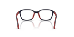 กรอบแว่นสายตา Rayban RY1906-7513 Blue & Rubber Red Rayban RY1906 7513 ขาแว่นด้านใน