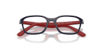 กรอบแว่นสายตา Rayban RY1906-7513 Blue & Rubber Red Rayban RY1906 7513 close-up ด้านหน้า
