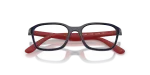 กรอบแว่นสายตา Rayban RY1906-7513 Blue & Rubber Red Rayban RY1906 7513 close-up ด้านหน้า