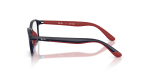 กรอบแว่นสายตา Rayban RY1906-7513 Blue & Rubber Red แว่นสายตา Rayban RY1906 7513 มุมข้าง ทรงสี่เหลี่ยมจัตุรัส colour-block