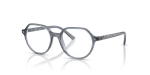 แว่นสายตา Rayban RY9095V-7548 มุมเฉียง สีน้ำเงินโปร่งใส สำหรับเด็กทุกเพศ