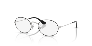 กรอบแว่นสายตา Rayban RY9645V-4064 Black on Silver