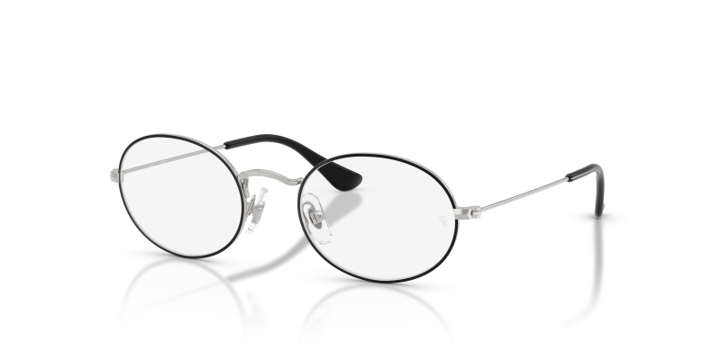 Rayban RY9645V 4064 แว่นสายตาดำพื้นเงิน สำหรับเด็ก