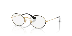 Rayban RY9645V 4086 แว่นสายตาดำพื้นทอง สำหรับเด็ก