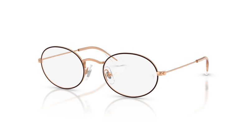 Rayban RY9645V 4087 แว่นสายตาสีน้ำตาลโรสโกลด์ สำหรับเด็ก