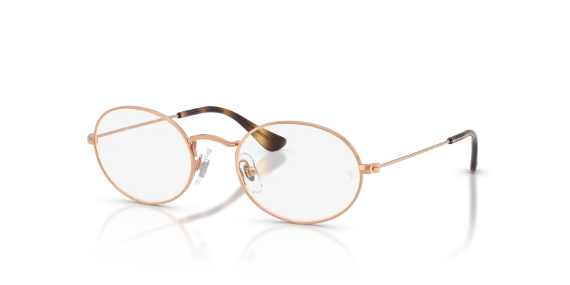 กรอบแว่นสายตา Rayban RY9645V-4089 Rose Gold Rayban RY9645V 4089 แว่นสายตาสีทองกุหลาบ สำหรับเด็ก