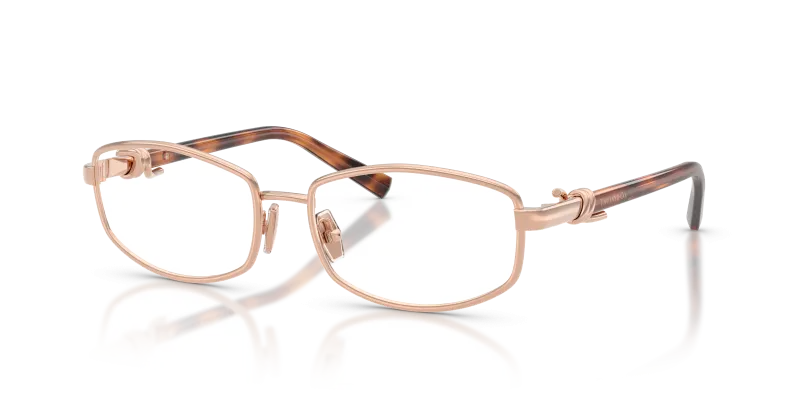 กรอบแว่นสายตา Tiffany & Co TF1179-6246 Rose Gold แว่นสายตา Tiffany & Co TF1179-6246 มุมเฉียง สีโรสโกลด์ สำหรับผู้หญิง