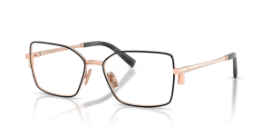 แว่นสายตา Tiffany & Co TF1180-6105 มุมเฉียง สี Black On Rose Gold สำหรับผู้ใช้ทุกเพศ
