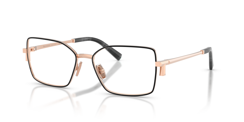 แว่นสายตา Tiffany & Co TF1180-6105 มุมเฉียง สี Black On Rose Gold สำหรับผู้ใช้ทุกเพศ