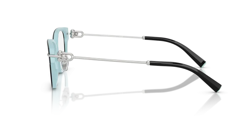 แว่นสายตา Tiffany & Co TF2262F-8055 8055 มุมข้าง ลายแถบสีฟ้าทิฟฟานี่ในเนื้ออะซิเตท