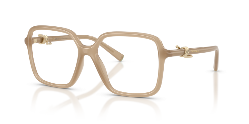 แว่นสายตา Tiffany & Co TF2295U-8418 มุมเฉียง สีงาช้างโอปอล สำหรับผู้หญิง