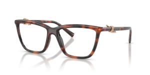 แว่นสายตา Tiffany & Co TF2296U-8467 มุมเฉียง สีฮาวานา สำหรับผู้หญิง