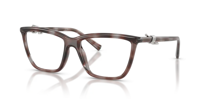 แว่นสายตา Tiffany & Co TF2296U-8468 มุมเฉียง สีทิฟฟานี่บลูฮาวานา สำหรับผู้หญิง