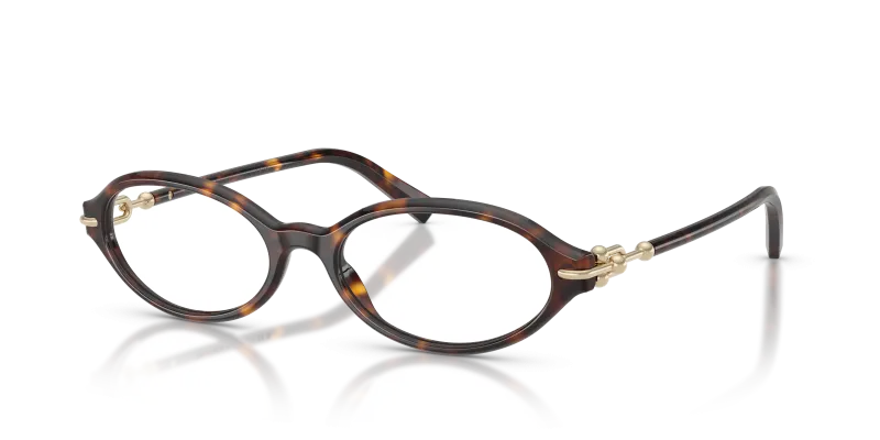 กรอบแว่นสายตา Tiffany & Co TF2297F-8015 Havana แว่นสายตา Tiffany & Co TF2297F-8015 มุมเฉียง สีฮาวานา สำหรับผู้หญิง
