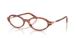 แว่นสายตา Tiffany & Co TF2297F-8469 มุมเฉียง สีแถบน้ำผึ้ง สำหรับผู้หญิง