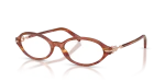 แว่นสายตา Tiffany & Co TF2297F-8469 มุมเฉียง สีแถบน้ำผึ้ง สำหรับผู้หญิง