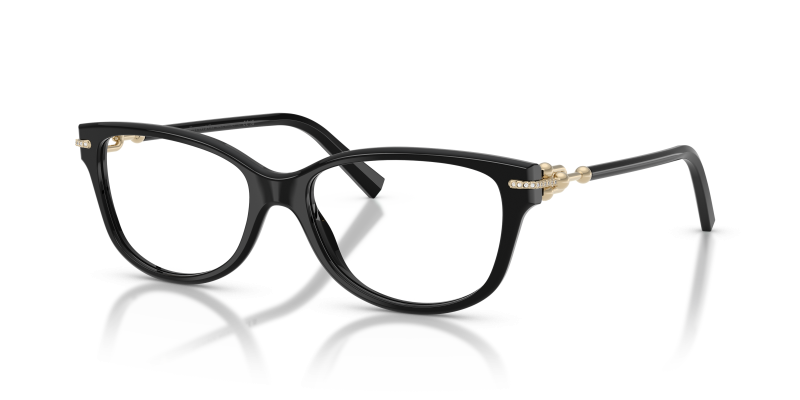 แว่นสายตา Tiffany & Co TF2298BF-8001 มุมเฉียง สีดำ สำหรับผู้หญิง