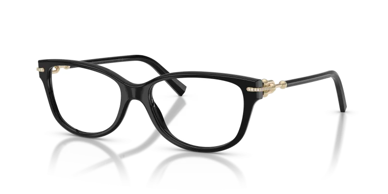 แว่นสายตา Tiffany & Co TF2298BF-8001 มุมเฉียง สีดำ สำหรับผู้หญิง