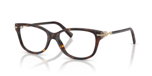 แว่นสายตา Tiffany & Co TF2298BF-8015 มุมเฉียง สีฮาวานา สำหรับผู้หญิง