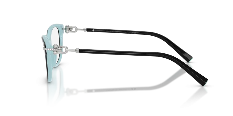 แว่นสายตา Tiffany & Co TF2298BF-8055 มุมข้าง ขาแว่นสีเงิน