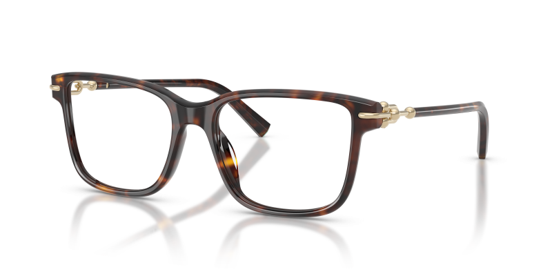 แว่นสายตา Tiffany & Co TF2299U-8015 มุมเฉียง สีฮาวานา สำหรับผู้หญิง