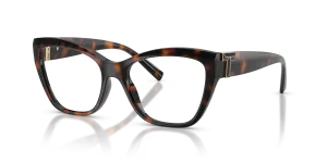 แว่นสายตา Tiffany & Co TF2301U-8015 มุมเฉียง สีฮาวานา สำหรับผู้หญิง
