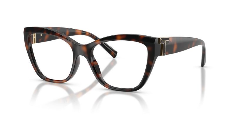 กรอบแว่นสายตา Tiffany & Co TF2301U-8015 Havana แว่นสายตา Tiffany & Co TF2301U-8015 มุมเฉียง สีฮาวานา สำหรับผู้หญิง
