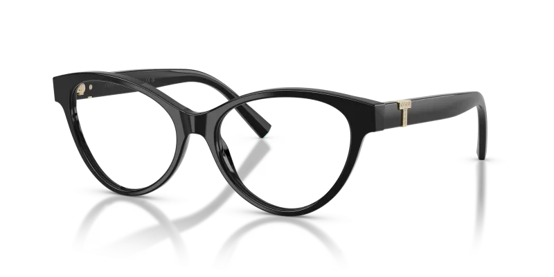 กรอบแว่นสายตา Tiffany & Co TF2302BF-8001 Black แว่นสายตา Tiffany & Co TF2302BF-8001 มุมเฉียง สีดำ สำหรับผู้หญิง
