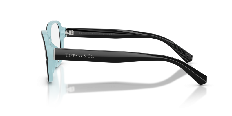 แว่นสายตา Tiffany & Co TF2303U-8055 มุมข้าง ขาแว่นสีดำ