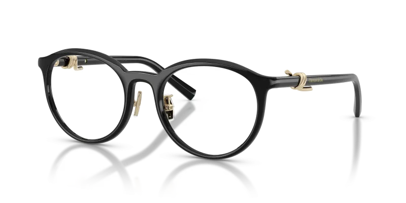 กรอบแว่นสายตา Tiffany & Co TF2304D-8001 Black แว่นสายตา Tiffany & Co TF2304D-8001 มุมเฉียง สีดำ สำหรับผู้หญิง