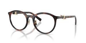 แว่นสายตา Tiffany & Co TF2304D-8015 มุมเฉียง สีฮาวานา สำหรับผู้หญิง