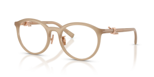 แว่นสายตา Tiffany & Co TF2304D-8418 มุมเฉียง สีงาช้างโอปอล สำหรับผู้หญิง