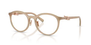 แว่นสายตา Tiffany & Co TF2304D-8418 มุมเฉียง สีงาช้างโอปอล สำหรับผู้หญิง