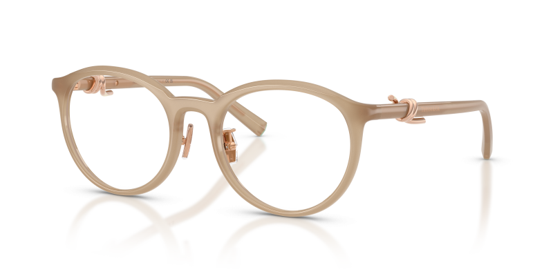 แว่นสายตา Tiffany & Co TF2304D-8418 มุมเฉียง สีงาช้างโอปอล สำหรับผู้หญิง