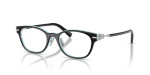 แว่นสายตา Tiffany & Co TF2305D-8055 มุมเฉียง สี Black On Tiffany Blue สำหรับผู้หญิง