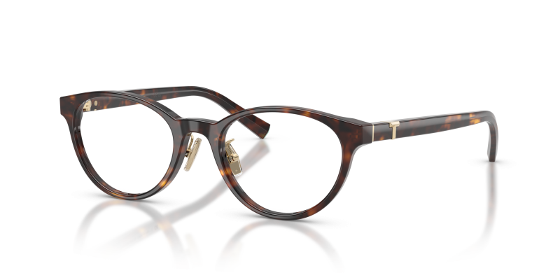 แว่นสายตา Tiffany & Co TF2306D-8015 มุมเฉียง สีฮาวานา สำหรับผู้หญิง