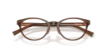 กรอบแว่นสายตา Tiffany & Co TF2306D-8255 Brown Transparent On Pink แว่นสายตา Tiffany & Co TF2306D-8255 close-up ด้านหน้า