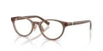 แว่นสายตา Tiffany & Co TF2306D-8255 มุมเฉียง โปร่งใสน้ำตาลบนสีชมพู สำหรับผู้หญิง