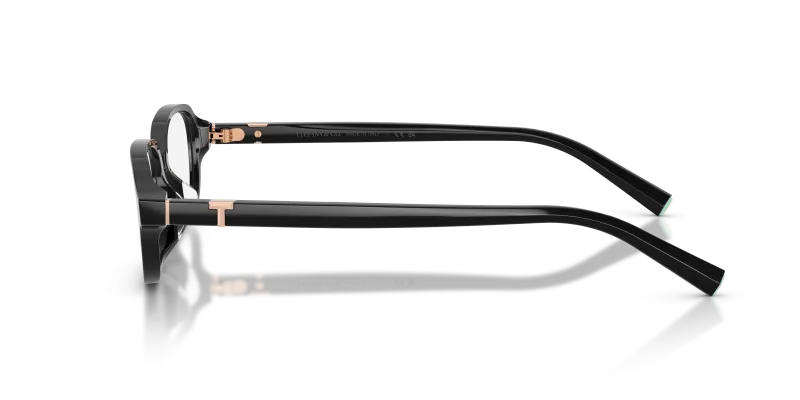 แว่นสายตา Tiffany & Co TF2307D-8001 มุมข้าง ขาแว่นสีดำ