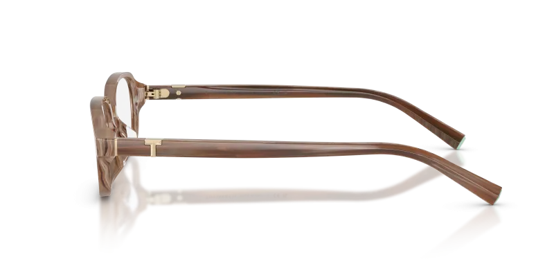 แว่นสายตา Tiffany & Co TF2307D-8435 มุมข้าง ขาแว่นสีบุษราคัมลายเส้น
